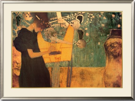 The Music - Gustav Klimt Paintings